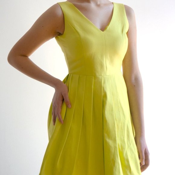 HALSTON HERITAGE Pleated Cocktail Dress NWOT - Picture 12 of 14